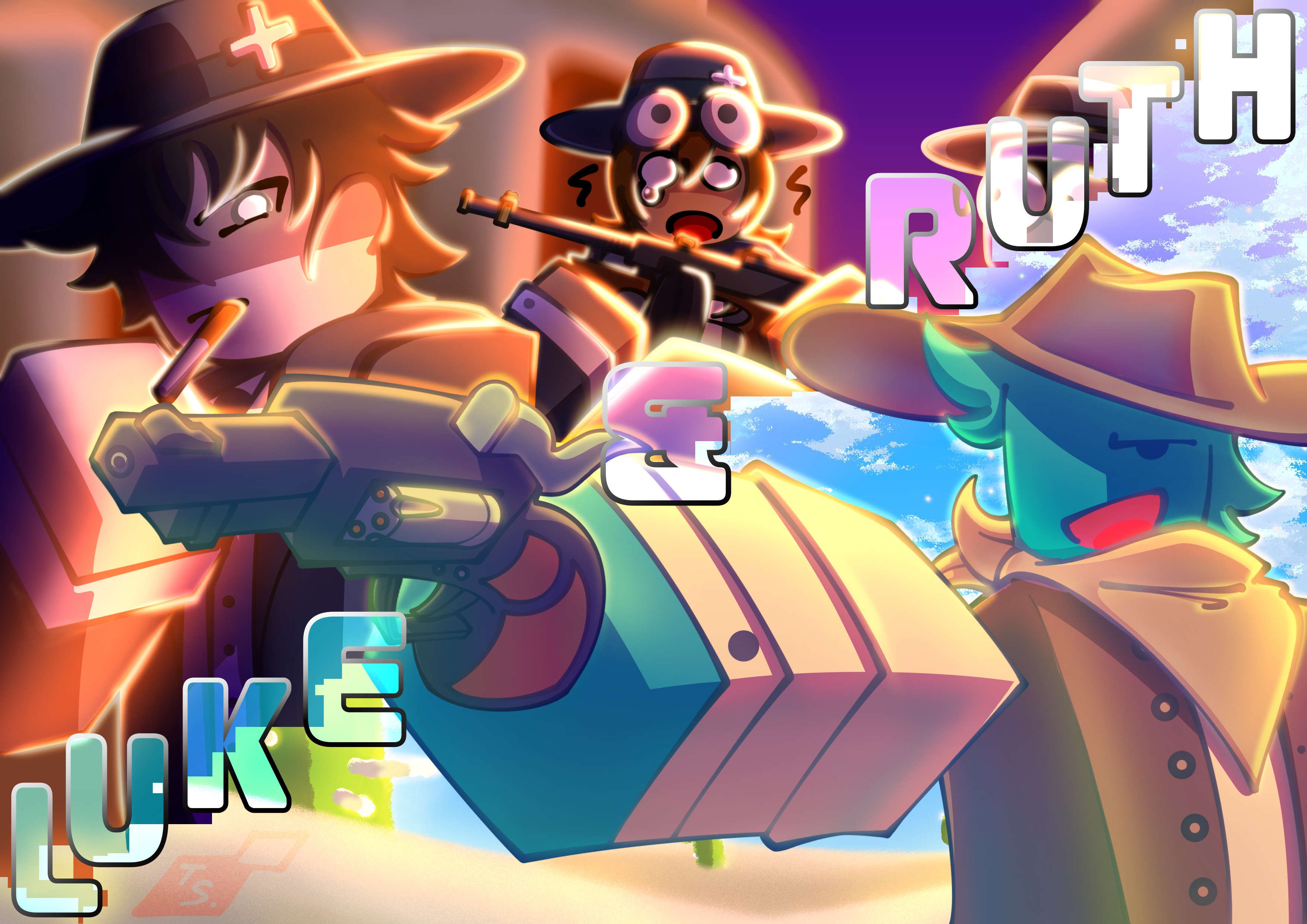 Cowboy Showdown by Tileshot
