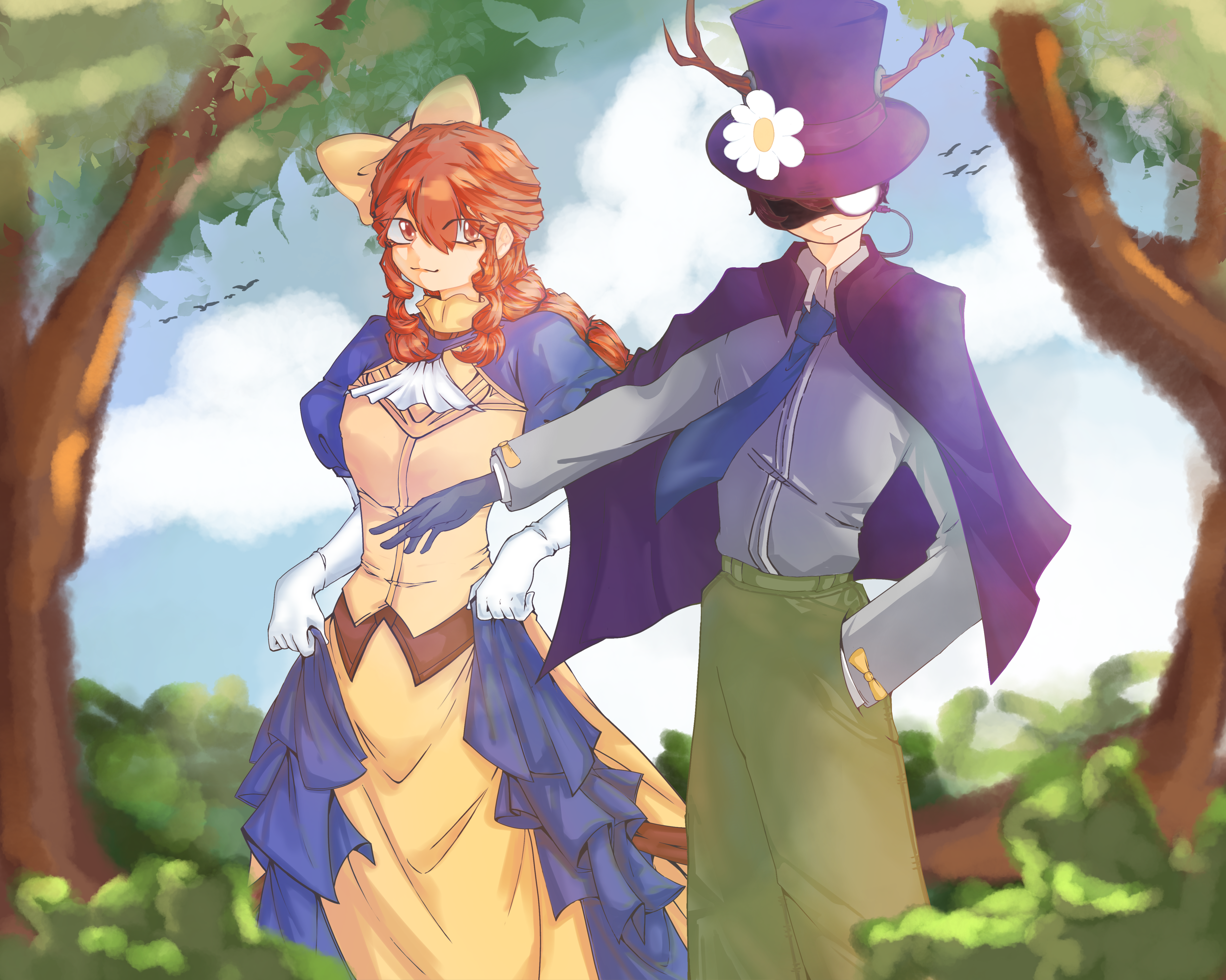Victorian Era Through the Forest by rXyn